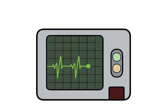 A Designer's Look at the Heartbeat on a Monitor Embroidery File