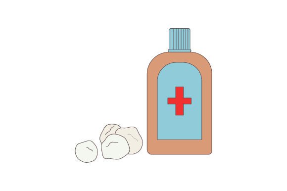 A Hygge Scandinavian Disinfectant & Cotton Balls Embroidery Review