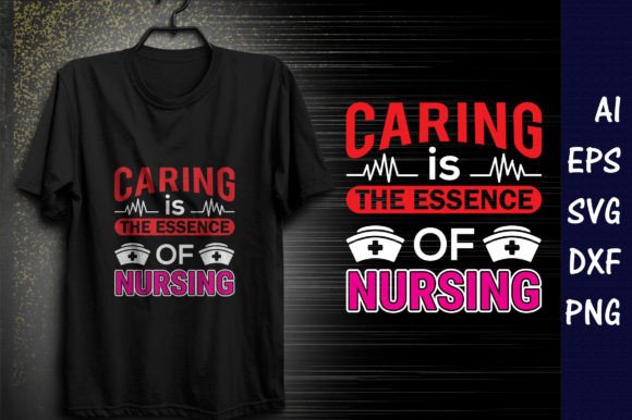 Caring Nurse T-shirt Design: A Heartfelt Embroidery Choice