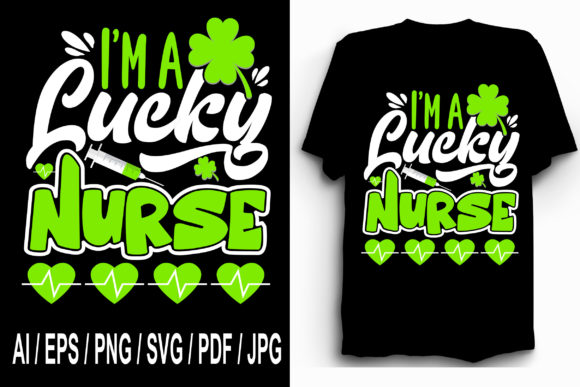 I'm a Lucky Nurse: A Charming Embroidery Design