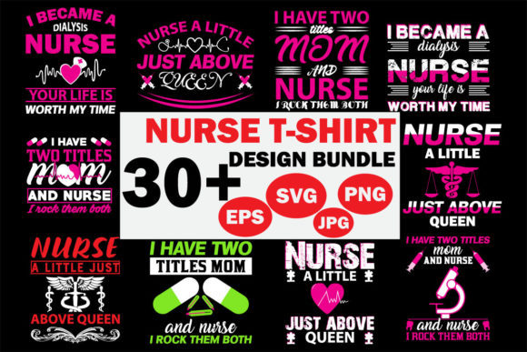 Nurse T-shirt Design SVG Bundle Review